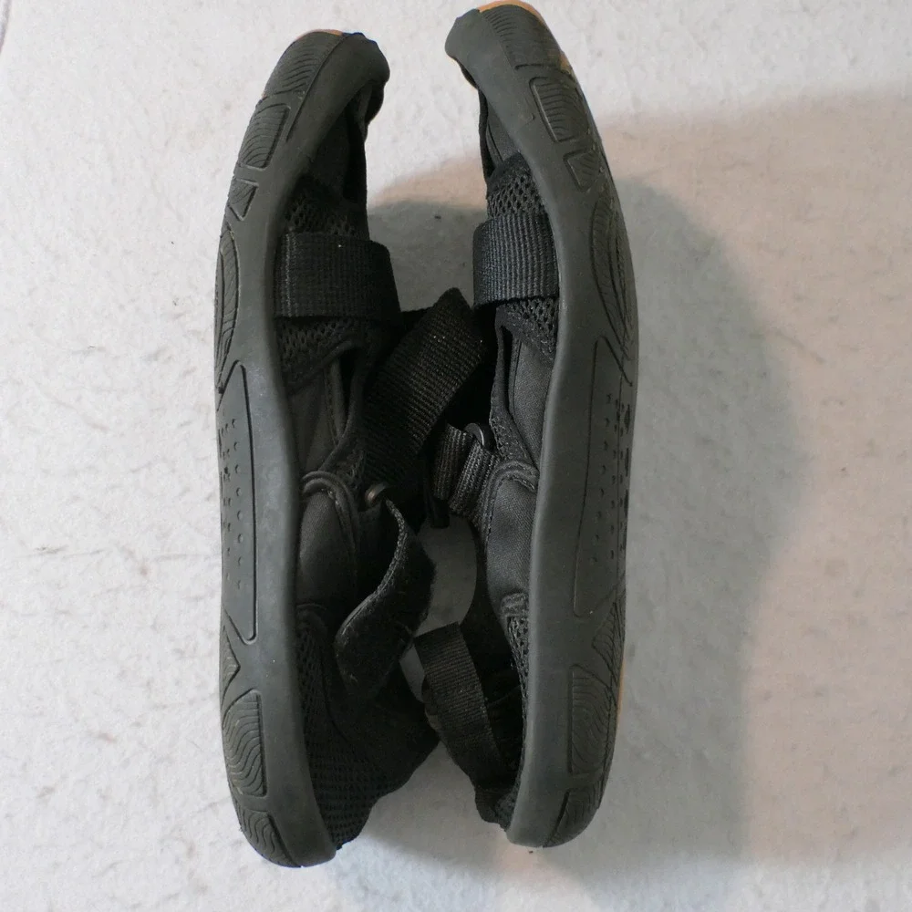 Ozark Trail Mens H2FLO Water Shoes 7 Black Gorpcore Hiking River Beach Adventure